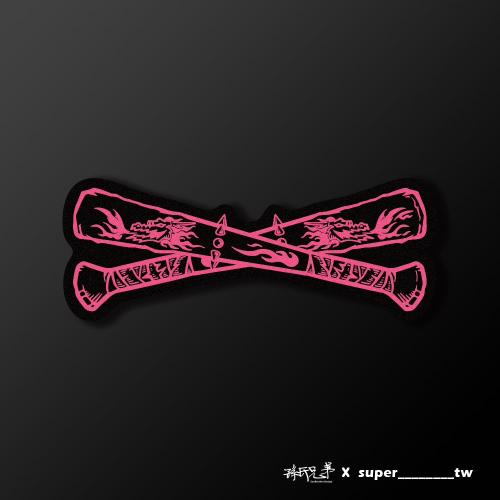 鐵人棒球棍/Super_TW/車貼、貼紙、軟磁 SunBrother孫氏兄弟