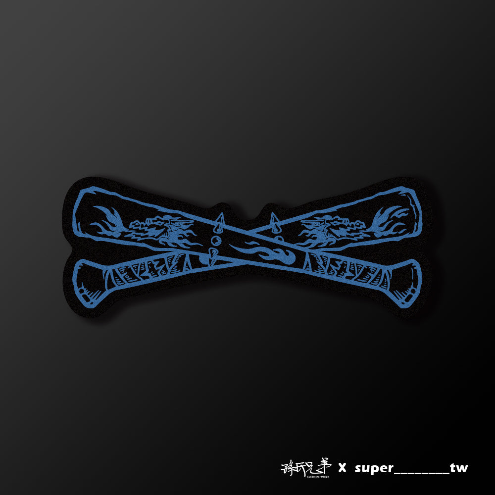 鐵人棒球棍/Super_TW/車貼、貼紙、軟磁 SunBrother孫氏兄弟