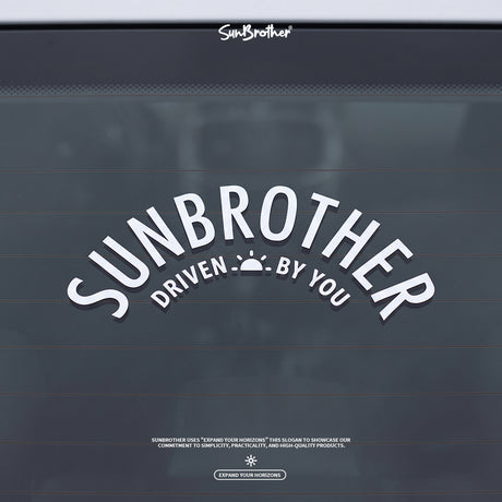 SunBrother日出弧形貼/車貼、貼紙 SunBrother孫氏兄弟