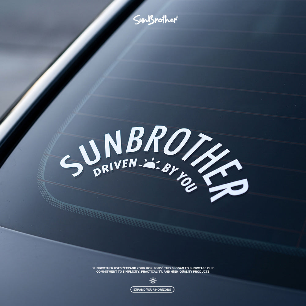 SunBrother日出弧形貼/車貼、貼紙 SunBrother孫氏兄弟