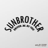 SunBrother日出弧形貼/車貼、貼紙 SunBrother孫氏兄弟