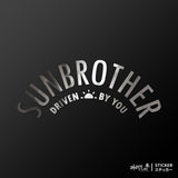 SunBrother日出弧形貼/車貼、貼紙 SunBrother孫氏兄弟