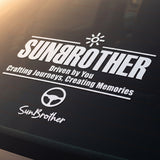 SunBrother駕馭旅程 後擋貼/車貼、貼紙 SunBrother孫氏兄弟