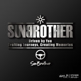 SunBrother駕馭旅程 後擋貼/車貼、貼紙 SunBrother孫氏兄弟