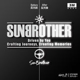 SunBrother駕馭旅程 後擋貼/車貼、貼紙 SunBrother孫氏兄弟