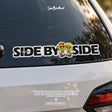 一路有伴 SIDE BY SIDE 日日兄弟 車貼 實貼情境