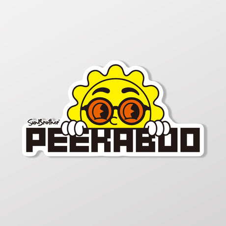 後面的，嗨 PEEKABOO 日日兄弟 車貼