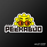 後面的，嗨 PEEKABOO 日日兄弟 車貼