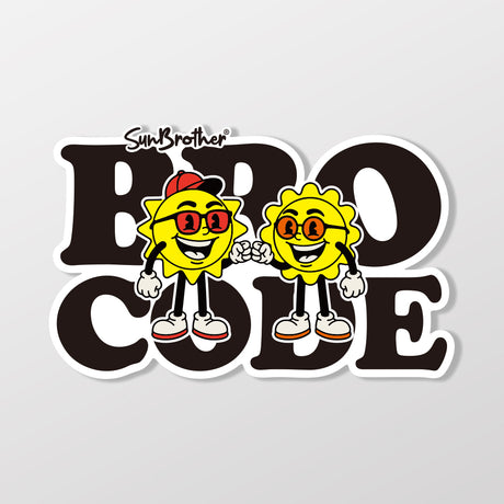 兄弟不多說 BRO CODE 日日兄弟 車貼