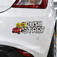 點火上路 PUSH START 日日兄弟 車貼 實貼情境