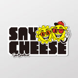 來，看鏡頭 SAY CHEESE 日日兄弟 車貼