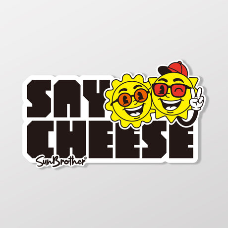 來，看鏡頭 SAY CHEESE 日日兄弟 車貼