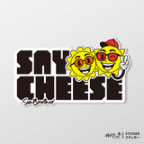 來，看鏡頭 SAY CHEESE 日日兄弟 車貼