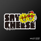 來，看鏡頭 SAY CHEESE 日日兄弟 車貼