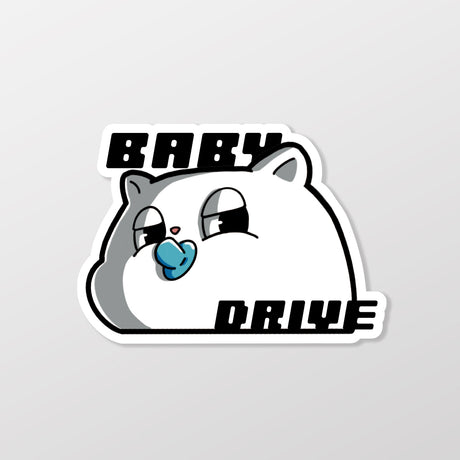 Baby Drive/MAJI Cat/車貼、貼紙、軟磁 SunBrother孫氏兄弟