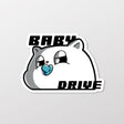 Baby Drive/MAJI Cat/車貼、貼紙、軟磁 SunBrother孫氏兄弟