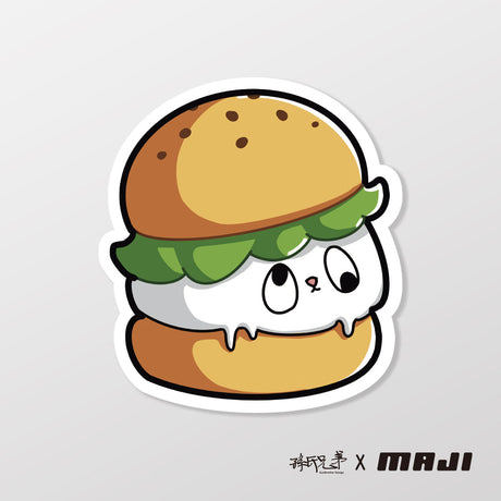 Burger/MAJI Cat/車貼、貼紙、軟磁 SunBrother孫氏兄弟