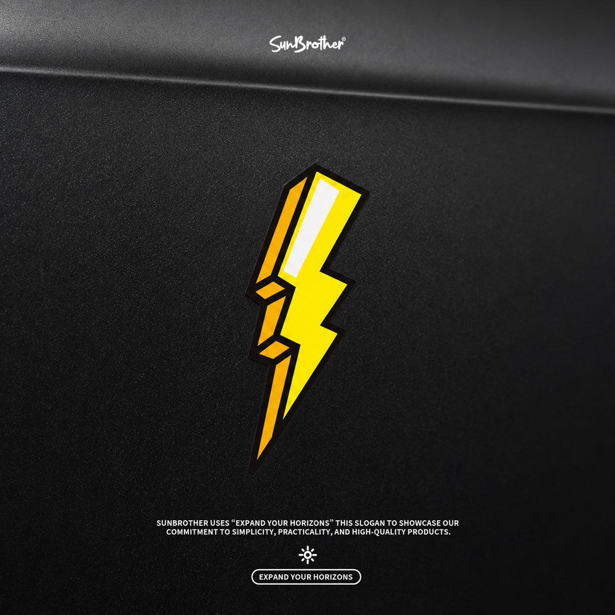 Lightning/車貼、貼紙、軟磁 SunBrother孫氏兄弟