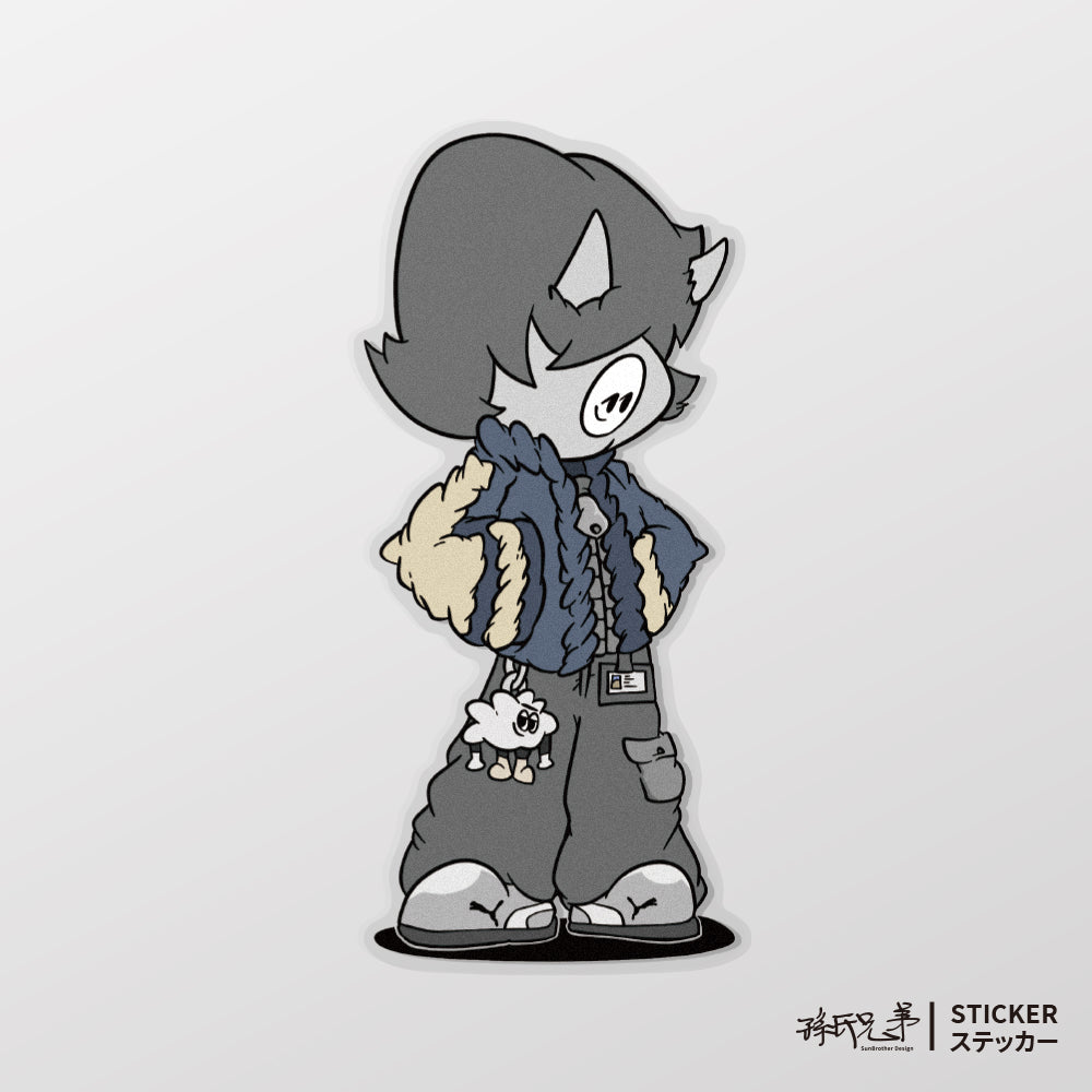 OOTD-05/蝕影/車貼、貼紙、軟磁 SunBrother孫氏兄弟