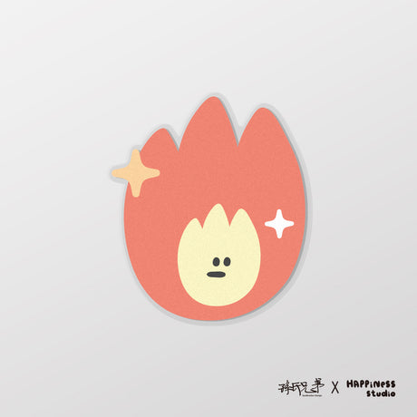 熊熊烈火/HAppiNess/車貼、貼紙、軟磁 SunBrother孫氏兄弟