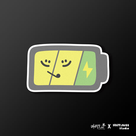 滿格電池/HAppiNess/車貼、貼紙、軟磁 SunBrother孫氏兄弟