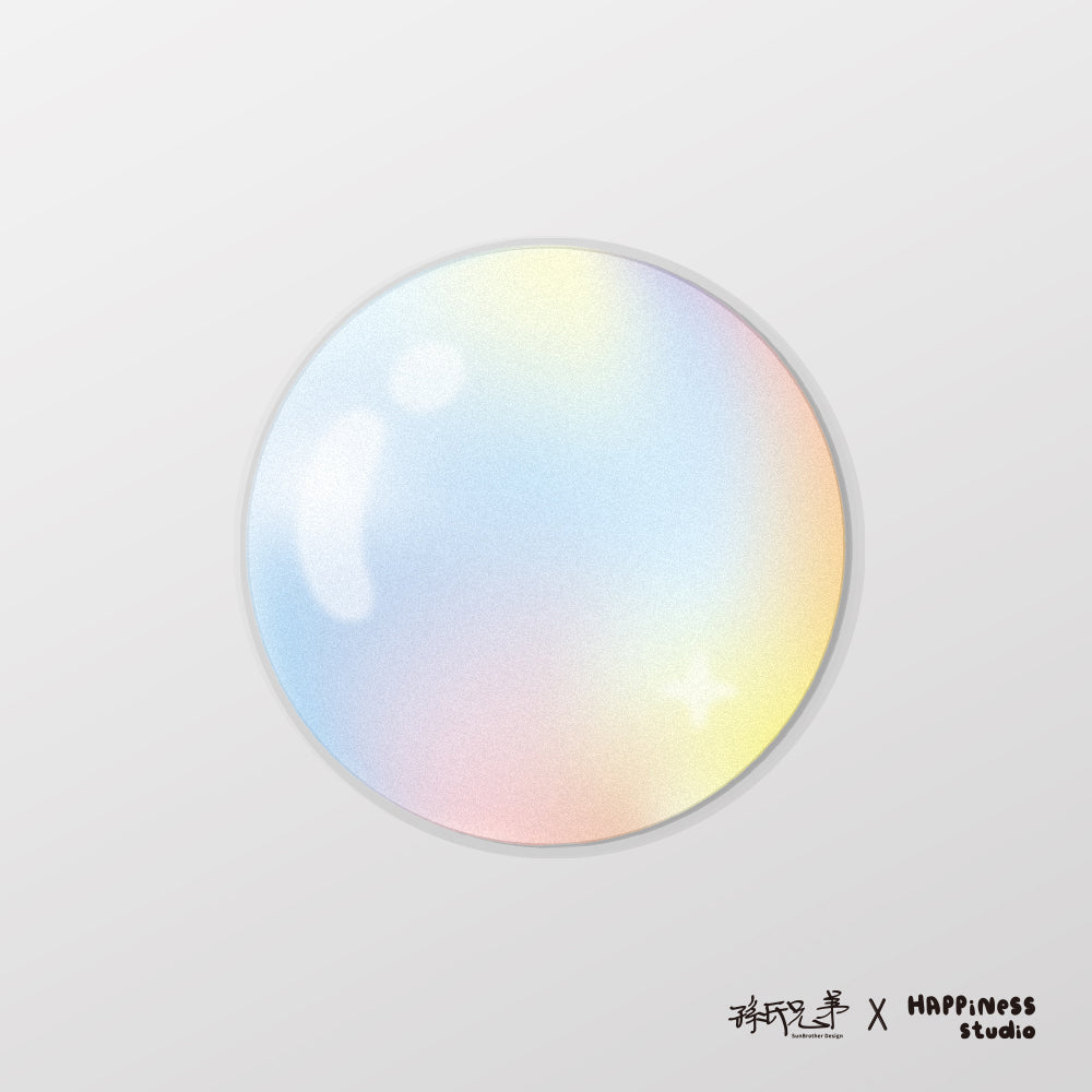 透明泡泡/HAppiNess/車貼、貼紙、軟磁 SunBrother孫氏兄弟