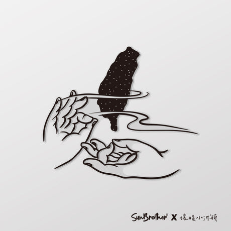 說法印/暖暖小河瓶/車貼、貼紙 SunBrother孫氏兄弟