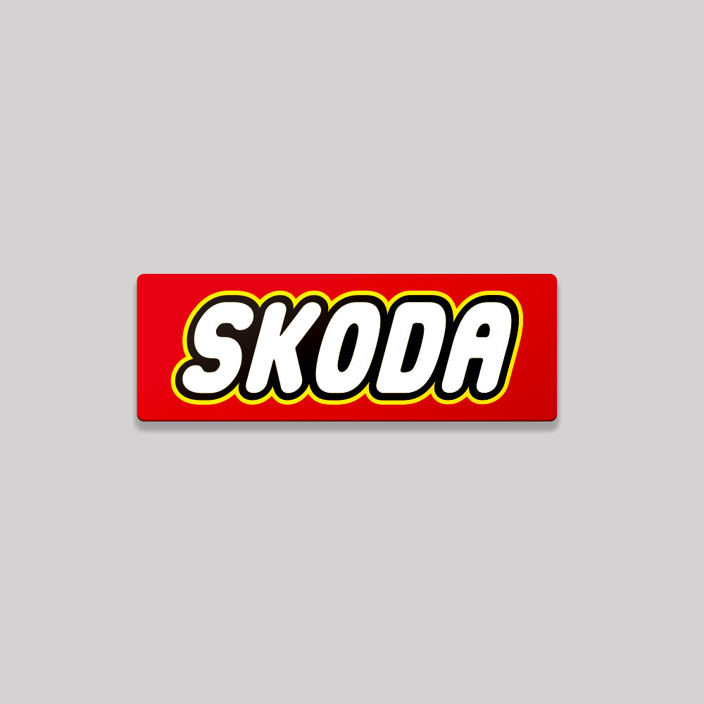 SKODA/TOY/鋁牌飾貼 SunBrother孫氏兄弟