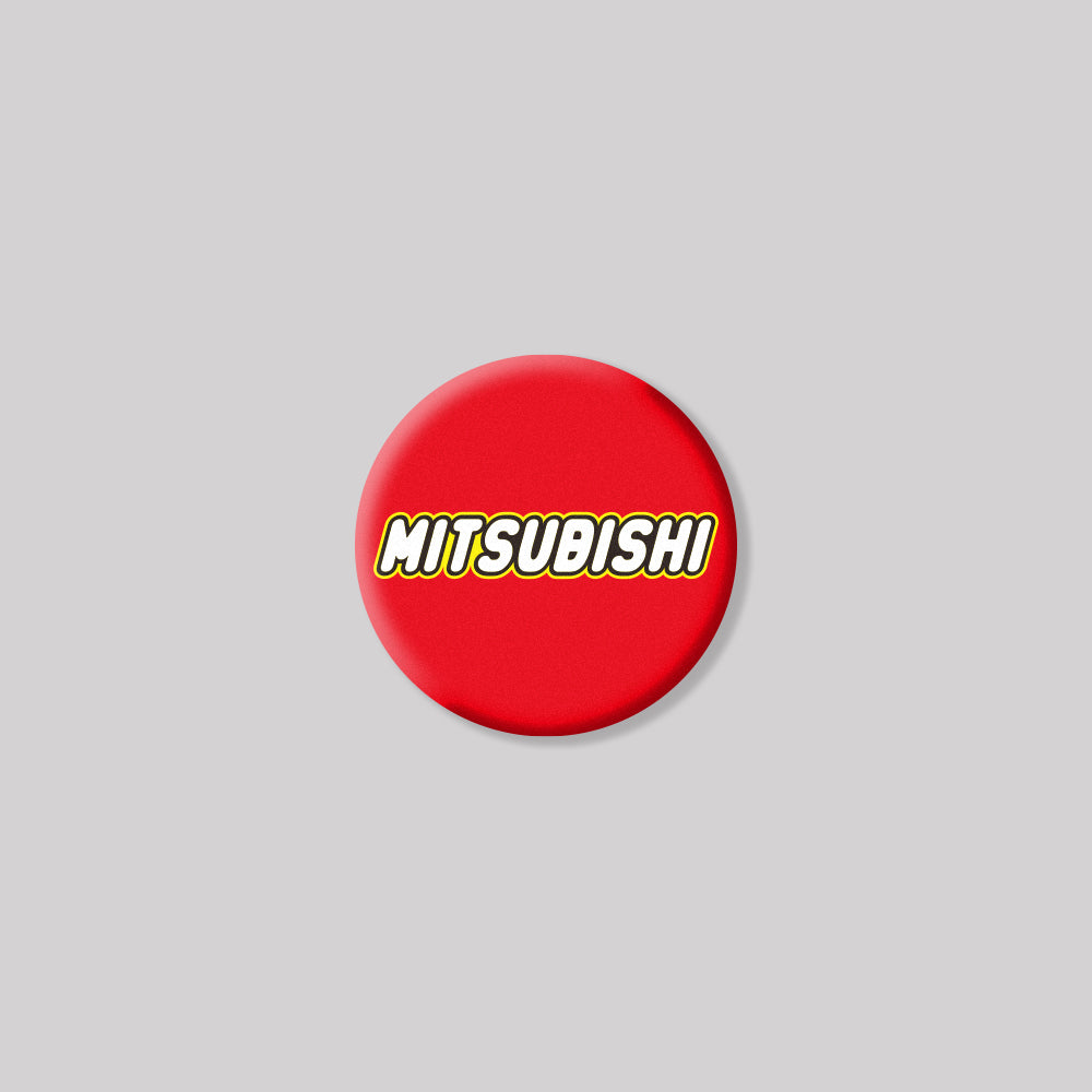 MITSUBISHI/TOY/圓形/鋁牌飾貼 SunBrother孫氏兄弟