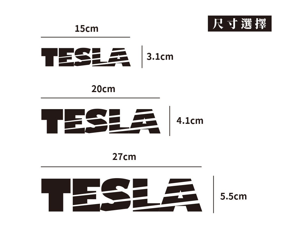 TESLA/SP/車貼、貼紙 SunBrother孫氏兄弟