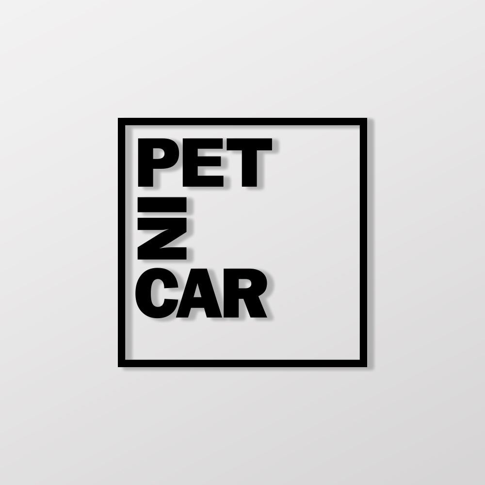 PET IN CAR/A/車貼、貼紙 SunBrother孫氏兄弟