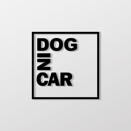 DOG IN CAR/A/車貼、貼紙 SunBrother孫氏兄弟