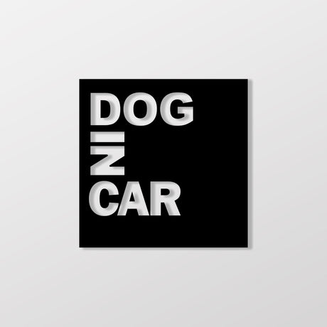 DOG IN CAR/B/車貼、貼紙 SunBrother孫氏兄弟