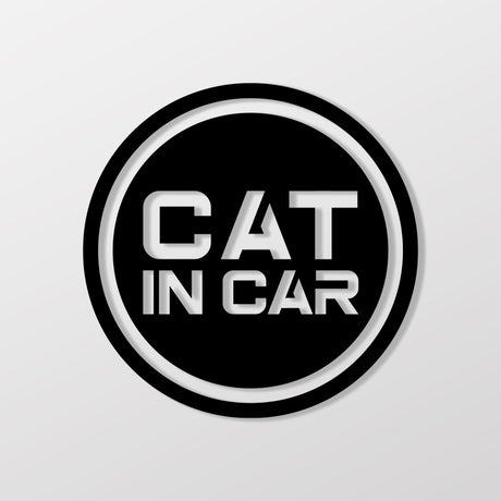 CAT IN CAR/C/車貼、貼紙 SunBrother孫氏兄弟