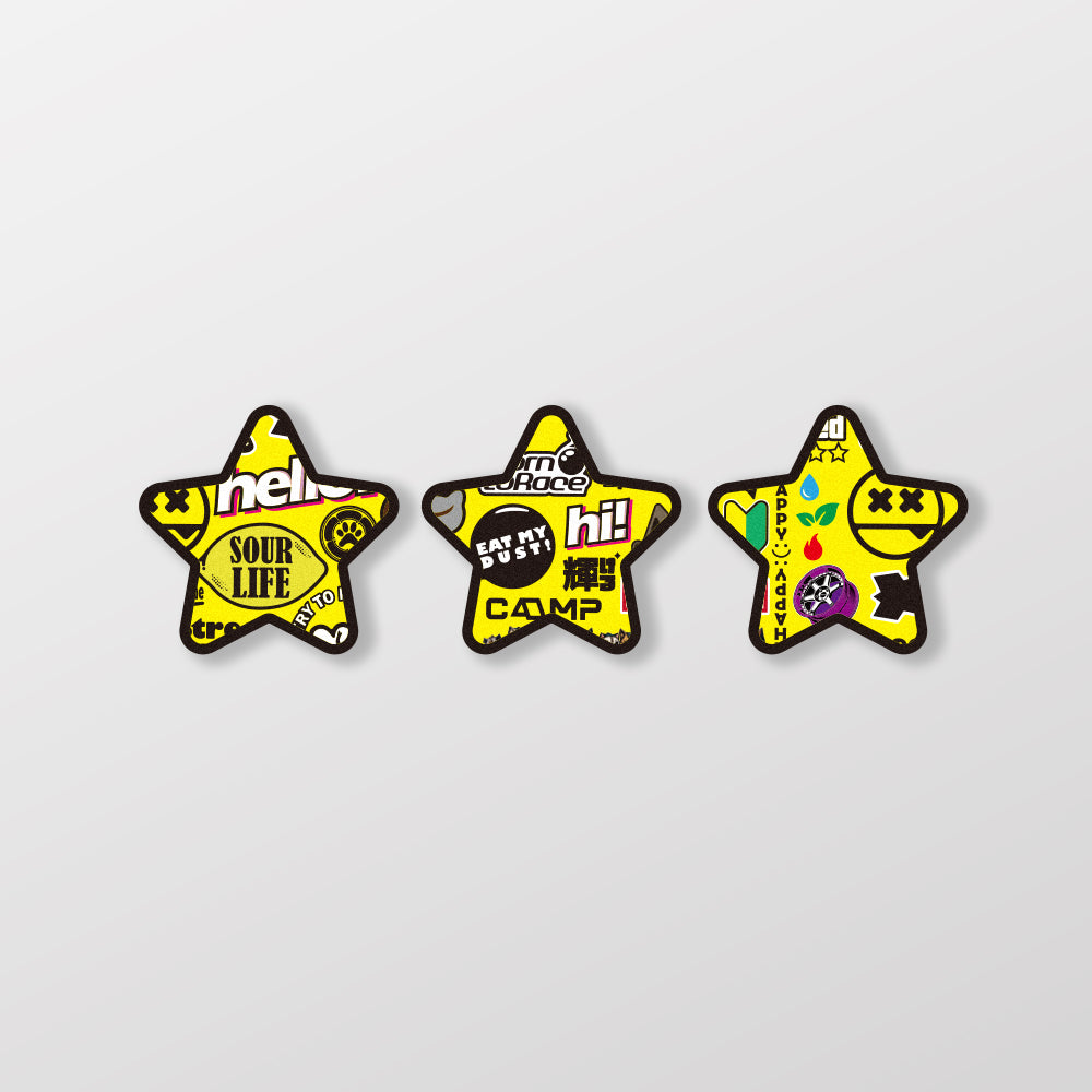 兄弟STAR/黃/車貼、貼紙、軟磁 SunBrother孫氏兄弟