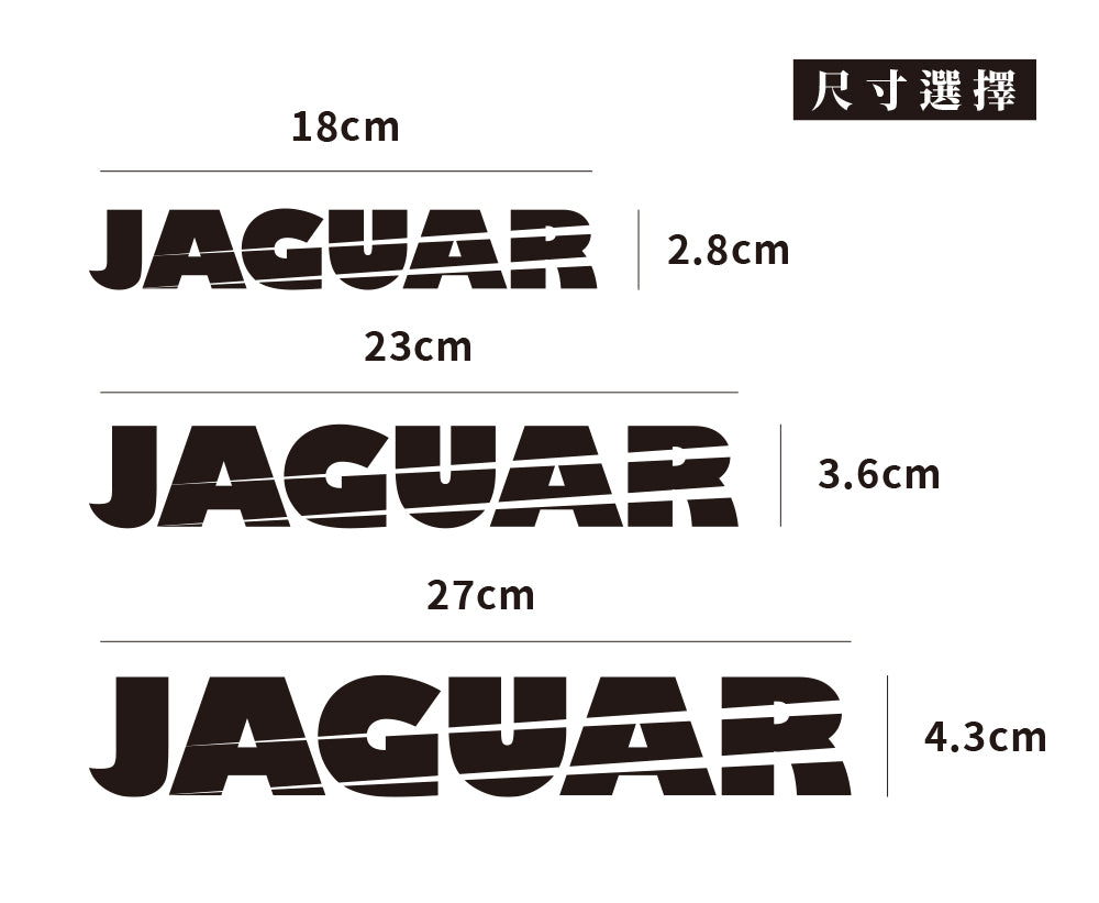 JAGUAR/SP/車貼、貼紙 SunBrother孫氏兄弟