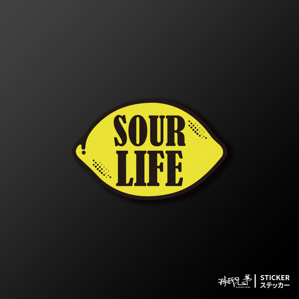 Sour Life/車貼、貼紙、軟磁 SunBrother孫氏兄弟