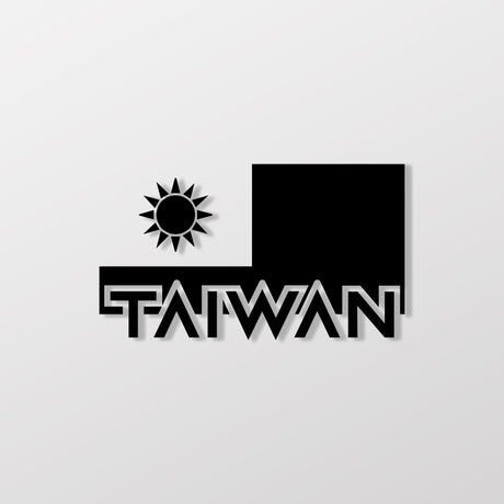 TAIWAN國旗/車貼、貼紙 SunBrother孫氏兄弟
