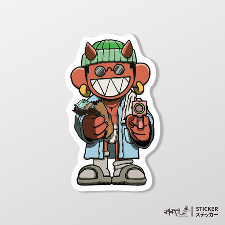 暴富赤鬼/Super_TW/車貼、貼紙、軟磁 SunBrother孫氏兄弟